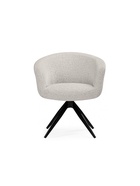 Стул мягкий Solomon 1, на металлокаркасе, вращающийся, цвет светло–бежевый/чёрный  (артикул 10997704)  большой выбор товаров оптом и в розницу по низким ценам с доставкой