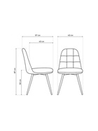 Стул мягкий Texas 1, на металлокаркасе, поворотный, цвет бежевый/чёрный  (артикул 10997705)  большой выбор товаров оптом и в розницу по низким ценам с доставкой