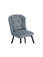 Стул мягкий «Алиссум», на металлокаркасе, цвет светло–серый/чёрный  (артикул 10997716)  большой выбор товаров оптом и в розницу по низким ценам с доставкой