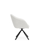 Стул мягкий «Бартон 1», на металлокаркасе, обивка мадера 2, цвет белый/чёрный матовый  (артикул 10997717)  большой выбор товаров оптом и в розницу по низким ценам с доставкой