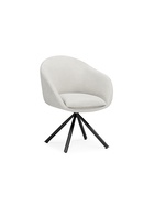 Стул мягкий «Бартон 1», на металлокаркасе, обивка мадера 2, цвет белый/чёрный матовый  (артикул 10997717)  большой выбор товаров оптом и в розницу по низким ценам с доставкой