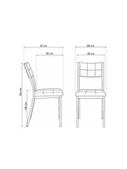 Стул мягкий «Бекал», на металлокаркасе, обивка велюр, цвет латте/чёрный матовый  (артикул 10997721)  большой выбор товаров оптом и в розницу по низким ценам с доставкой