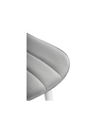 Стул мягкий «Бриджеш», на металлокаркасе, обивка velutto 52, цвет серый/белый  (артикул 10997722)  большой выбор товаров оптом и в розницу по низким ценам с доставкой