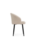 Стул мягкий «Бэнбу», на металлокаркасе, обивка marseille 13, цвет бежевый/чёрный  (артикул 10997724)  большой выбор товаров оптом и в розницу по низким ценам с доставкой