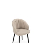 Стул мягкий «Бэнбу», на металлокаркасе, обивка marseille 13, цвет бежевый/чёрный  (артикул 10997724)  большой выбор товаров оптом и в розницу по низким ценам с доставкой