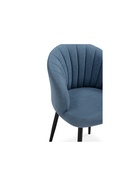 Стул мягкий «Бэнбу», на металлокаркасе, крутящийся, обивка marseille 30 данс, цвет синий/черный  (артикул 10997732)  большой выбор товаров оптом и в розницу по низким ценам с доставкой