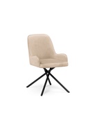 Стул мягкий «Галтер MR–26», на металлокаркасе, обивка, цвет бежевый/чёрный  (артикул 10997737)  большой выбор товаров оптом и в розницу по низким ценам с доставкой