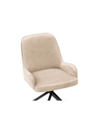 Стул мягкий «Галтер MR–26», на металлокаркасе, обивка, цвет бежевый/чёрный  (артикул 10997737)  большой выбор товаров оптом и в розницу по низким ценам с доставкой