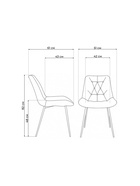 Стул мягкий «Гояр», на металлокаркасе, обивка велюр, цвет изумрудный/чёрный глянец  (артикул 10997739)  большой выбор товаров оптом и в розницу по низким ценам с доставкой