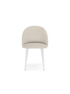 Стул мягкий «Дарлин», на металлокаркасе, обивка marseille 13, цвет бежевый/белый  (артикул 10997742)  большой выбор товаров оптом и в розницу по низким ценам с доставкой