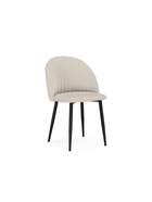 Стул мягкий «Дарлин», на металлокаркасе, обивка marseille 13, цвет бежевый/чёрный  (артикул 10997743)  большой выбор товаров оптом и в розницу по низким ценам с доставкой