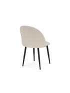 Стул мягкий «Дарлин», на металлокаркасе, обивка marseille 13, цвет бежевый/чёрный  (артикул 10997743)  большой выбор товаров оптом и в розницу по низким ценам с доставкой