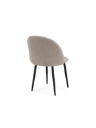 Стул мягкий «Дарлин», на металлокаркасе, обивка marseille 16, цвет бежевый/чёрный  (артикул 10997744)  большой выбор товаров оптом и в розницу по низким ценам с доставкой