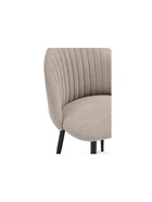 Стул мягкий «Дарлин», на металлокаркасе, обивка marseille 16, цвет бежевый/чёрный  (артикул 10997744)  большой выбор товаров оптом и в розницу по низким ценам с доставкой