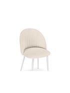 Стул мягкий «Дарлин», на металлокаркасе, обивка marseille 2, цвет бежевый/белый  (артикул 10997745)  большой выбор товаров оптом и в розницу по низким ценам с доставкой