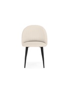 Стул мягкий «Дарлин», на металлокаркасе, обивка marseille 2, цвет бежевый/чёрный  (артикул 10997746)  большой выбор товаров оптом и в розницу по низким ценам с доставкой