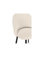 Стул мягкий «Дарлин», на металлокаркасе, обивка marseille 2, цвет бежевый/чёрный  (артикул 10997746)  большой выбор товаров оптом и в розницу по низким ценам с доставкой