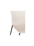 Стул мягкий «Игон», на металлокаркасе, обивка велюр, цвет бежевый/чёрный муар  (артикул 10997747)  большой выбор товаров оптом и в розницу по низким ценам с доставкой