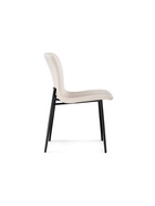 Стул мягкий «Игон», на металлокаркасе, обивка велюр, цвет бежевый/чёрный муар  (артикул 10997747)  большой выбор товаров оптом и в розницу по низким ценам с доставкой