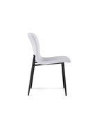 Стул мягкий «Игон», на металлокаркасе, обивка велюр, цвет серый /чёрный муар  (артикул 10997748)  большой выбор товаров оптом и в розницу по низким ценам с доставкой