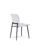 Стул мягкий «Игон», на металлокаркасе, обивка велюр, цвет серый /чёрный муар  (артикул 10997748)  большой выбор товаров оптом и в розницу по низким ценам с доставкой