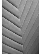 Стул мягкий «Лулла», на металлокаркасе, обивка велюр, цвет чёрный/серый  (артикул 10997756)  большой выбор товаров оптом и в розницу по низким ценам с доставкой