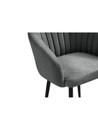 Стул мягкий «Моншау», на металлокаркасе, обивка marseille 11, цвет серый/чёрный  (артикул 10997759)  большой выбор товаров оптом и в розницу по низким ценам с доставкой