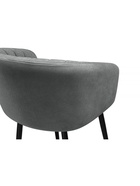 Стул мягкий «Моншау», на металлокаркасе, обивка marseille 11, цвет серый/чёрный  (артикул 10997759)  большой выбор товаров оптом и в розницу по низким ценам с доставкой