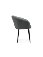 Стул мягкий «Моншау», на металлокаркасе, обивка marseille 11, цвет серый/чёрный  (артикул 10997759)  большой выбор товаров оптом и в розницу по низким ценам с доставкой