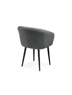 Стул мягкий «Моншау», на металлокаркасе, обивка marseille 11, цвет серый/чёрный  (артикул 10997759)  большой выбор товаров оптом и в розницу по низким ценам с доставкой