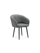 Стул мягкий «Моншау», на металлокаркасе, обивка marseille 11 данс, цвет серый/чёрный  (артикул 10997761)  большой выбор товаров оптом и в розницу по низким ценам с доставкой