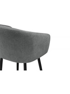 Стул мягкий «Моншау», на металлокаркасе, обивка marseille 11 данс, цвет серый/чёрный  (артикул 10997761)  большой выбор товаров оптом и в розницу по низким ценам с доставкой