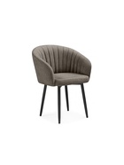 Стул мягкий «Моншау», на металлокаркасе, обивка marseille 16 данс, цвет коричневый/чёрный  (артикул 10997765)  большой выбор товаров оптом и в розницу по низким ценам с доставкой