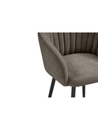 Стул мягкий «Моншау», на металлокаркасе, обивка marseille 16 данс, цвет коричневый/чёрный  (артикул 10997765)  большой выбор товаров оптом и в розницу по низким ценам с доставкой