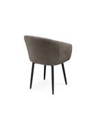 Стул мягкий «Моншау», на металлокаркасе, обивка marseille 16 данс, цвет коричневый/чёрный  (артикул 10997765)  большой выбор товаров оптом и в розницу по низким ценам с доставкой