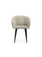 Стул мягкий «Моншау», на металлокаркасе, обивка marseille 2, цвет бежевый/чёрный  (артикул 10997766)  большой выбор товаров оптом и в розницу по низким ценам с доставкой