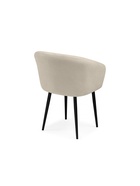 Стул мягкий «Моншау», на металлокаркасе, обивка marseille 2, цвет бежевый/чёрный  (артикул 10997766)  большой выбор товаров оптом и в розницу по низким ценам с доставкой