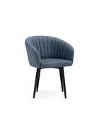 Стул мягкий «Моншау», на металлокаркасе, обивка marseille 30 данс, цвет синий/чёрный  (артикул 10997768)  большой выбор товаров оптом и в розницу по низким ценам с доставкой