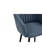 Стул мягкий «Моншау», на металлокаркасе, обивка marseille 30 данс, цвет синий/чёрный  (артикул 10997768)  большой выбор товаров оптом и в розницу по низким ценам с доставкой