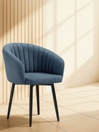 Стул мягкий «Моншау», на металлокаркасе, обивка marseille 30 данс, цвет синий/чёрный  (артикул 10997768)  большой выбор товаров оптом и в розницу по низким ценам с доставкой