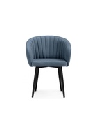 Стул мягкий «Моншау», на металлокаркасе, обивка marseille 30 данс, цвет синий/чёрный  (артикул 10997768)  большой выбор товаров оптом и в розницу по низким ценам с доставкой