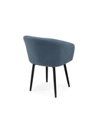 Стул мягкий «Моншау», на металлокаркасе, обивка marseille 30 данс, цвет синий/чёрный  (артикул 10997768)  большой выбор товаров оптом и в розницу по низким ценам с доставкой