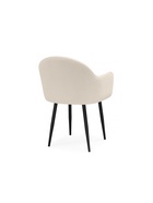 Стул мягкий «Моншау», на металлокаркасе, обивка marseille 2, цвет бежевый/чёрный  (артикул 10997769)  большой выбор товаров оптом и в розницу по низким ценам с доставкой