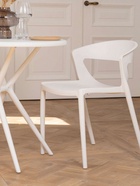 Стул пластиковый «Градно», цвет белый  (артикул 10997771)  большой выбор товаров оптом и в розницу по низким ценам с доставкой