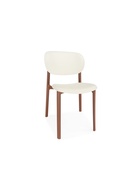 Стул пластиковый Mokka, цвет brown/milky  (артикул 10997773)  большой выбор товаров оптом и в розницу по низким ценам с доставкой