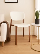 Стул пластиковый Mokka, цвет brown/milky  (артикул 10997773)  большой выбор товаров оптом и в розницу по низким ценам с доставкой