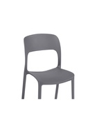 Стул пластиковый «Эгри», цвет серый  (артикул 10997775)  большой выбор товаров оптом и в розницу по низким ценам с доставкой