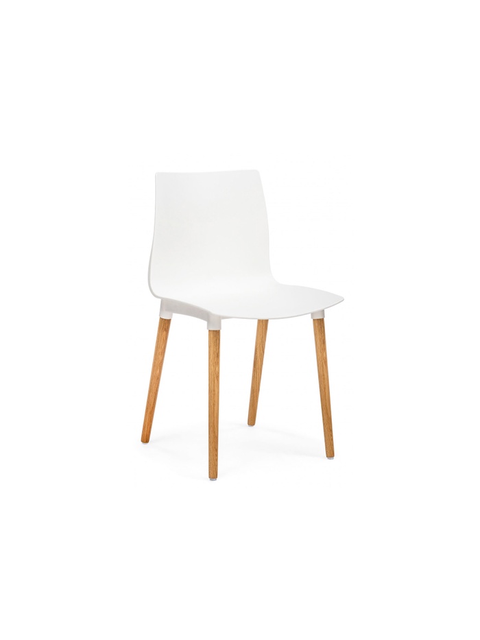 Стул пластиковый «Кобе», цвет белый