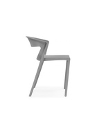 Стул пластиковый «Градно», жесткий, цвет серый  (артикул 10997779)  большой выбор товаров оптом и в розницу по низким ценам с доставкой