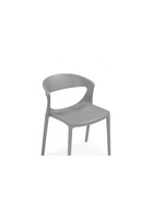 Стул пластиковый «Градно», жесткий, цвет серый  (артикул 10997779)  большой выбор товаров оптом и в розницу по низким ценам с доставкой